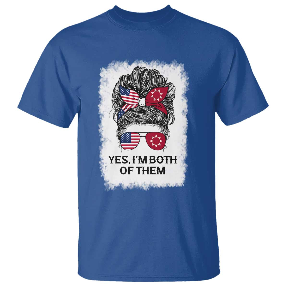 Lakota And American Pride T Shirt Im Both Of Them Oglala Native Heritage