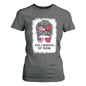 Lakota And American Pride T Shirt For Women Im Both Of Them Oglala Native Heritage