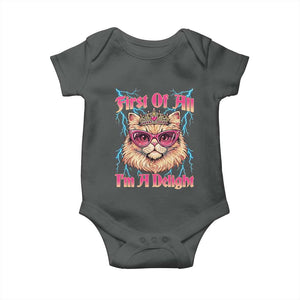 First Of All Im A Delight Baby Onesie Geek Princess Cat Gift