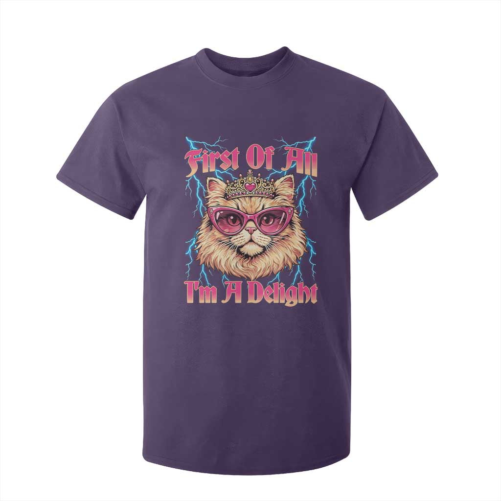 First Of All Im A Delight T Shirt For Kid Geek Princess Cat Gift