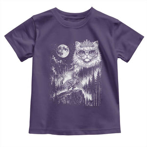 Vintage Geek Princess Cat Toddler T Shirt Full Moon Engraving Art Gift
