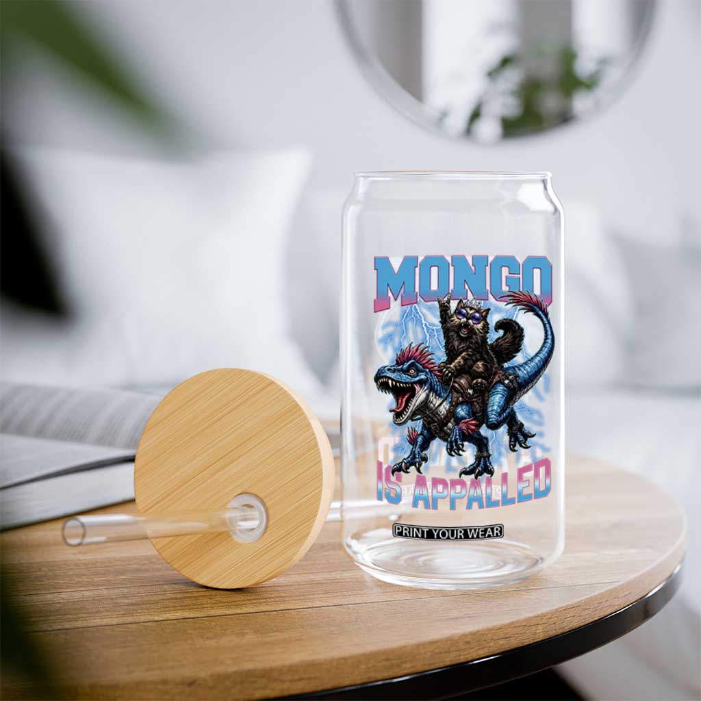 Mongo Is Appalled Princess Cat Quote Glass Can Geeky Fantasy Book Lover