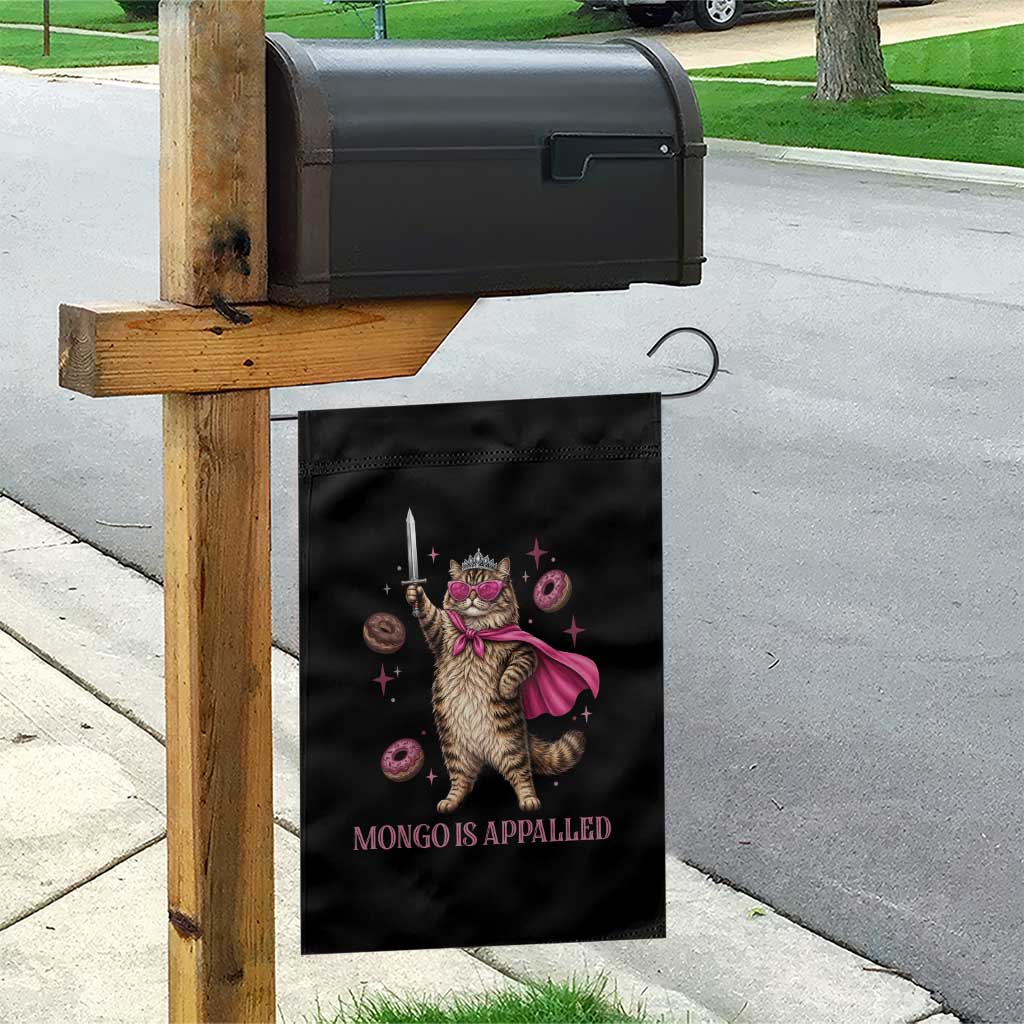Cute Warrior Princess Cat With Sword Garden Flag Fantasy Reader Gift