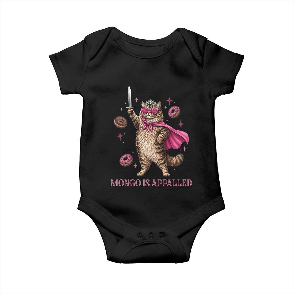 Cute Warrior Princess Cat With Sword Baby Onesie Fantasy Reader Gift