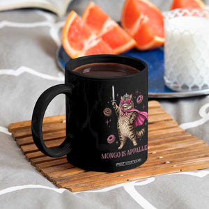 Cute Warrior Princess Cat With Sword Coffee Mug Fantasy Reader Gift