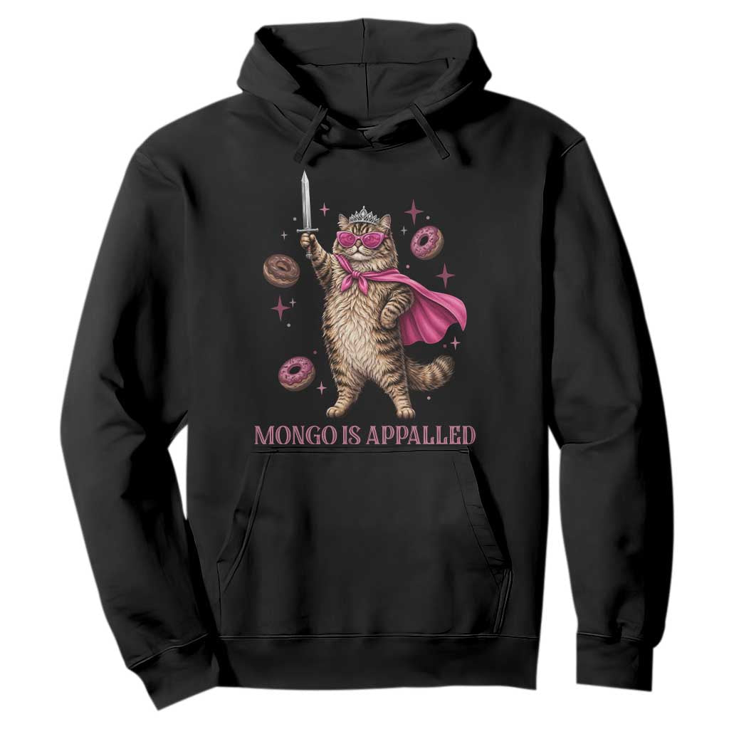 Cute Warrior Princess Cat With Sword Hoodie Fantasy Reader Gift
