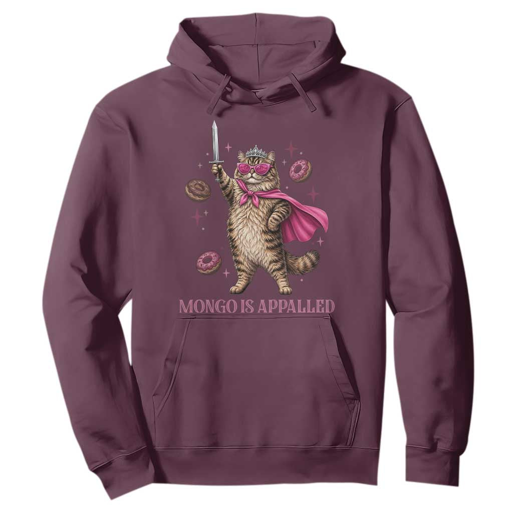 Cute Warrior Princess Cat With Sword Hoodie Fantasy Reader Gift