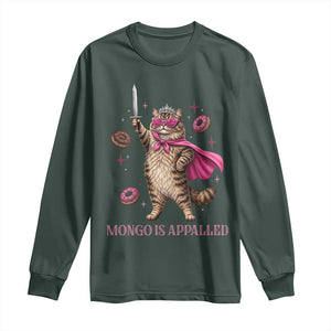 Cute Warrior Princess Cat With Sword Long Sleeve Shirt Fantasy Reader Gift