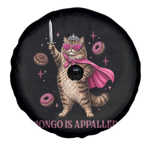 Cute Warrior Princess Cat With Sword Spare Tire Cover Fantasy Reader Gift
