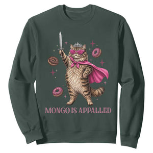 Cute Warrior Princess Cat With Sword Sweatshirt Fantasy Reader Gift