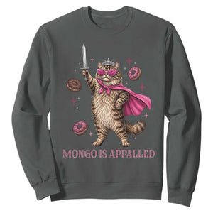 Cute Warrior Princess Cat With Sword Sweatshirt Fantasy Reader Gift