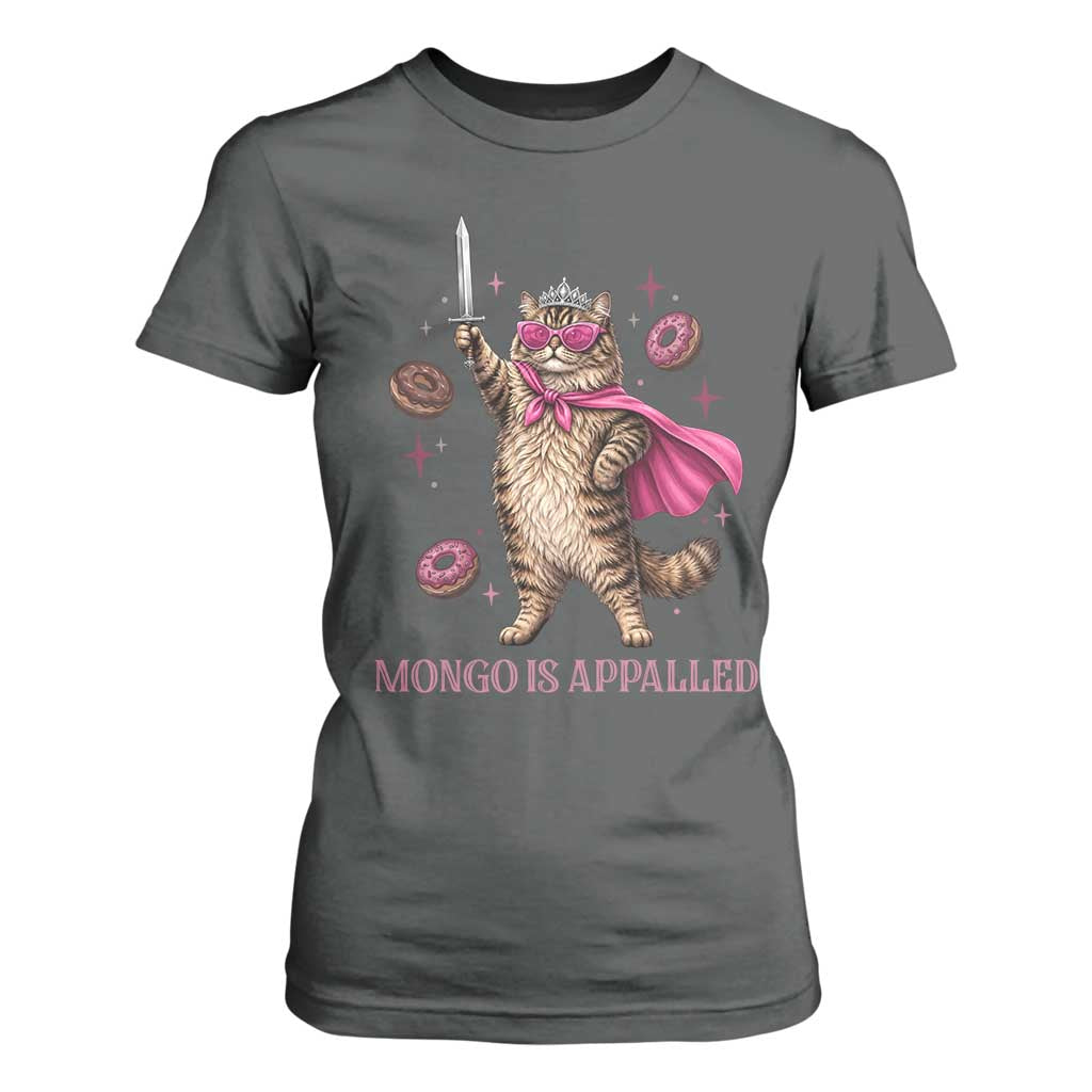 Cute Warrior Princess Cat With Sword T Shirt For Women Fantasy Reader Gift