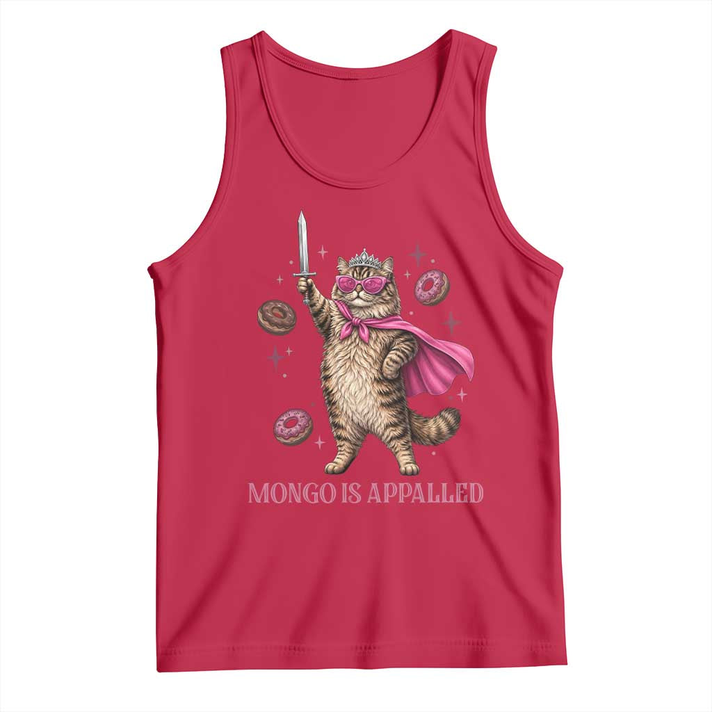 Cute Warrior Princess Cat With Sword Tank Top Fantasy Reader Gift