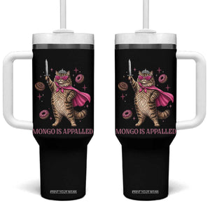 Cute Warrior Princess Cat With Sword Tumbler With Handle Fantasy Reader Gift