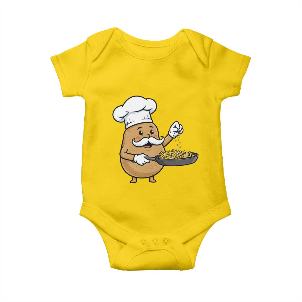 Funny Potato Cooking French Fries Baby Onesie Food Lover Gift TS12 Daisy Print Your Wear