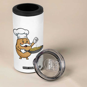 Funny Potato Cooking French Fries 4 in 1 Can Cooler Tumbler Food Lover Gift TS12 Print Your Wear