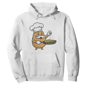 Funny Potato Cooking French Fries Hoodie Food Lover Gift TS12 White Print Your Wear