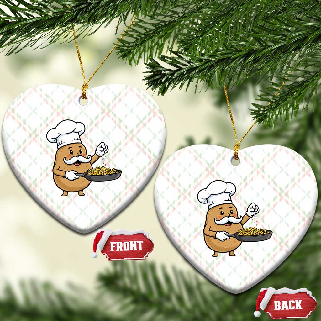 Funny Potato Cooking French Fries Ceramic Ornament Food Lover Gift TS12 Print Your Wear