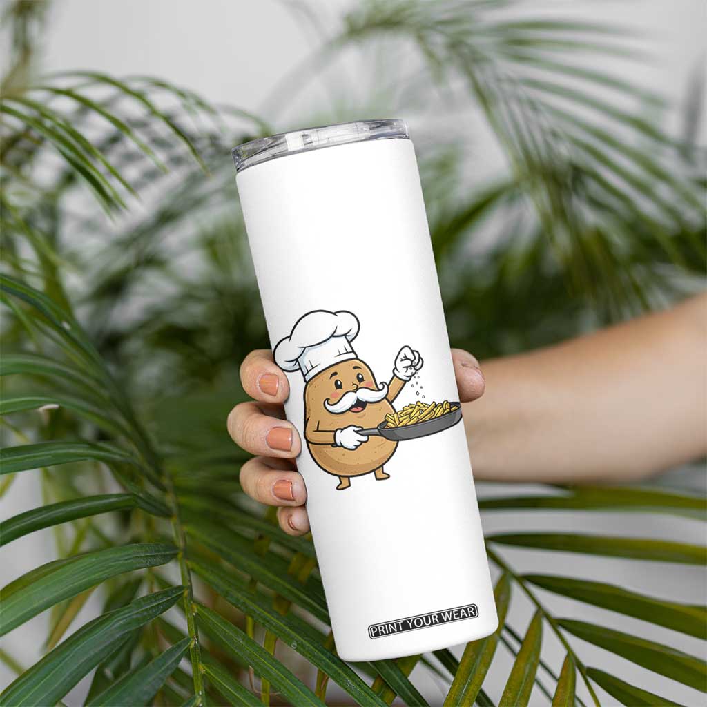 Funny Potato Cooking French Fries Skinny Tumbler Food Lover Gift TS12 Print Your Wear