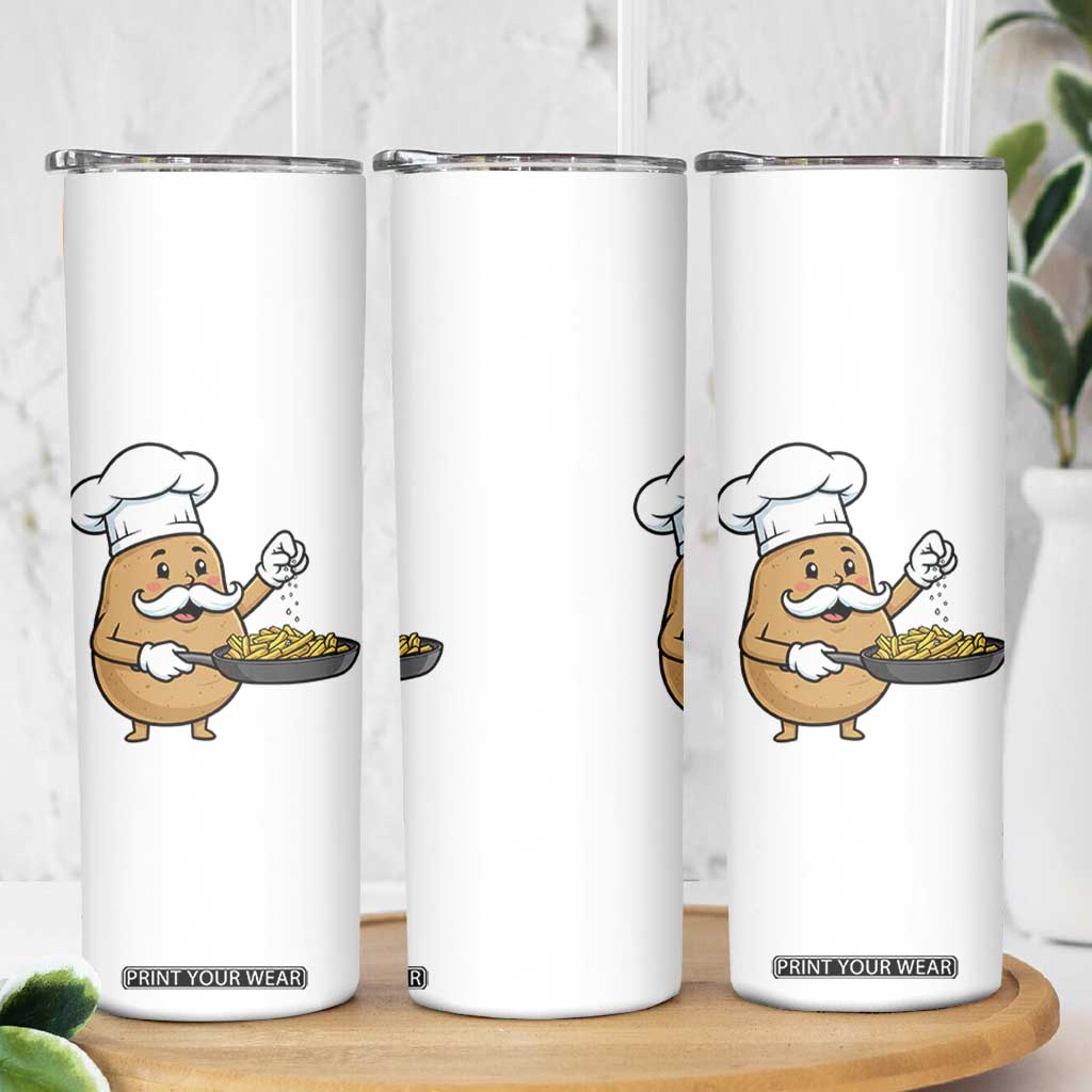 Funny Potato Cooking French Fries Skinny Tumbler Food Lover Gift TS12 Print Your Wear