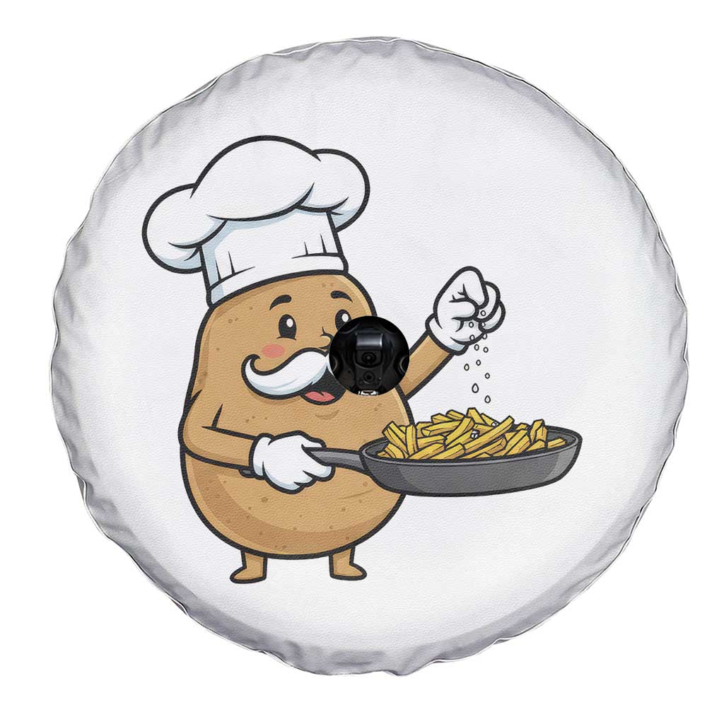 Funny Potato Cooking French Fries Spare Tire Cover Food Lover Gift TS12 Print Your Wear