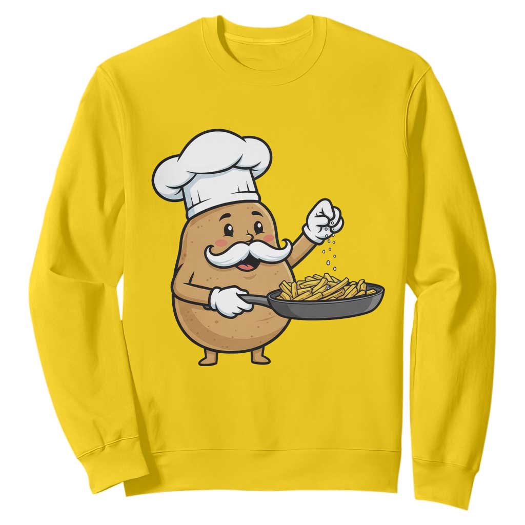Funny Potato Cooking French Fries Sweatshirt Food Lover Gift TS12 Daisy Print Your Wear