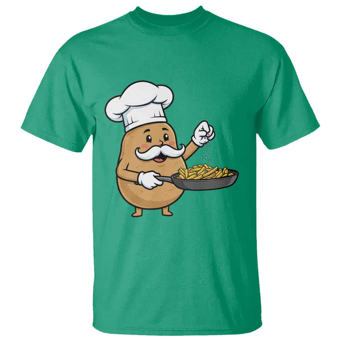 Funny Potato Cooking French Fries T Shirt Food Lover Gift TS12 Irish Green Print Your Wear
