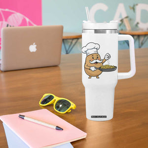 Funny Potato Cooking French Fries Tumbler With Handle Food Lover Gift TS12 Print Your Wear