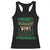 Merry Fishmas Ugly Sweater Racerback Tank Top Funny Fishing Holiday Gift TS12 Black Print Your Wear