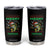 Funny Merry Fishmas Ugly Sweater Tumbler Cup Fisherman Christmas Gift TS12 Black Print Your Wear