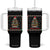 Merry Fishmas Tumbler With Handle Funny Xmas Fishing Lover Gift TS12 One Size: 40 oz Black Print Your Wear