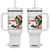 Christmas Fisherman Holiday Gift Tumbler With Handle Id Rather Be Fishing TS12 One Size: 40 oz White Print Your Wear