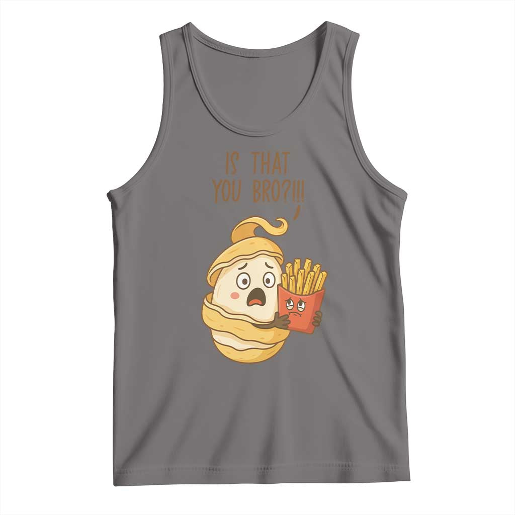 Funny French Fries Lover Tank Top Is That You Bro TS12 Deep Heather Print Your Wear