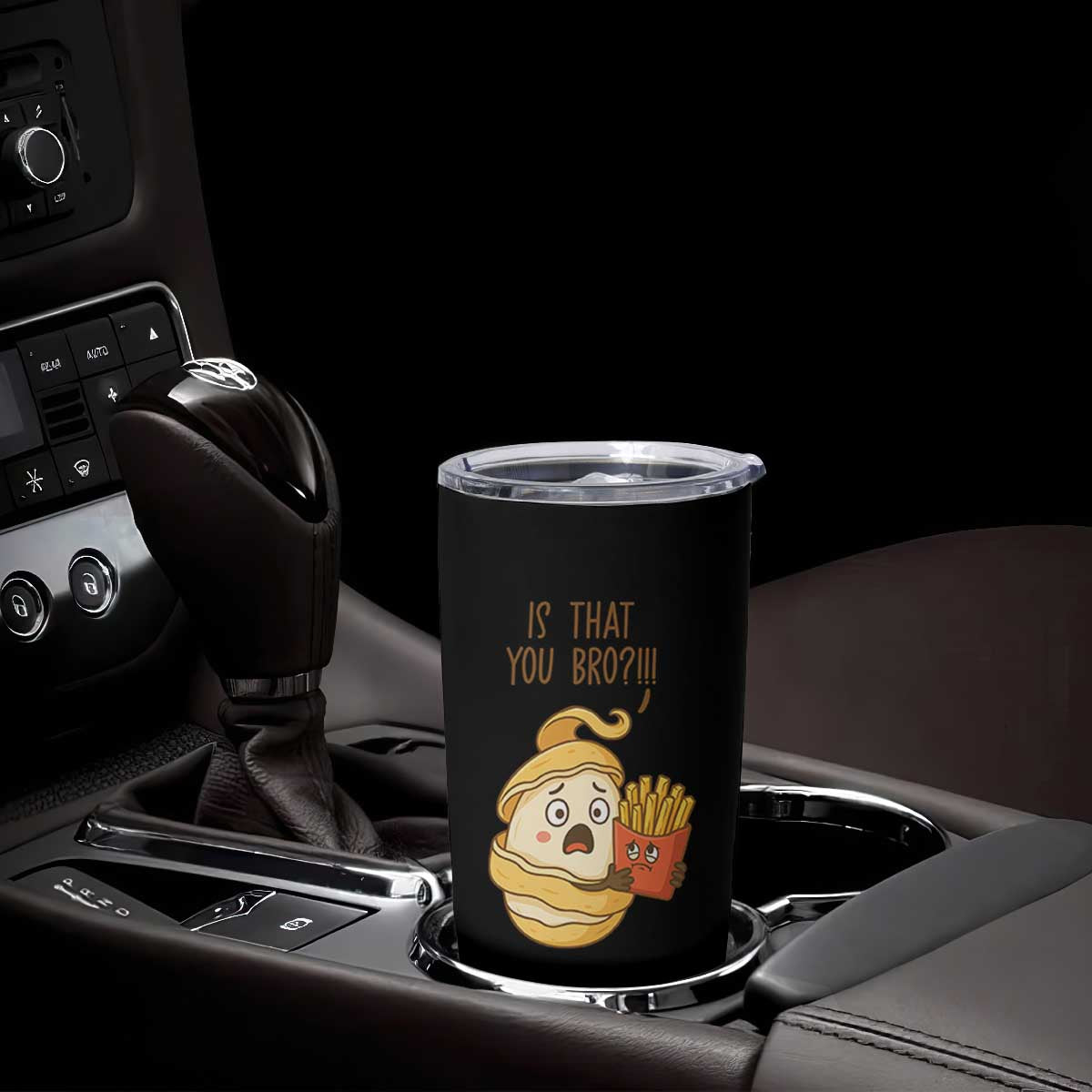 Funny French Fries Lover Tumbler Cup Is That You Bro TS12 Print Your Wear