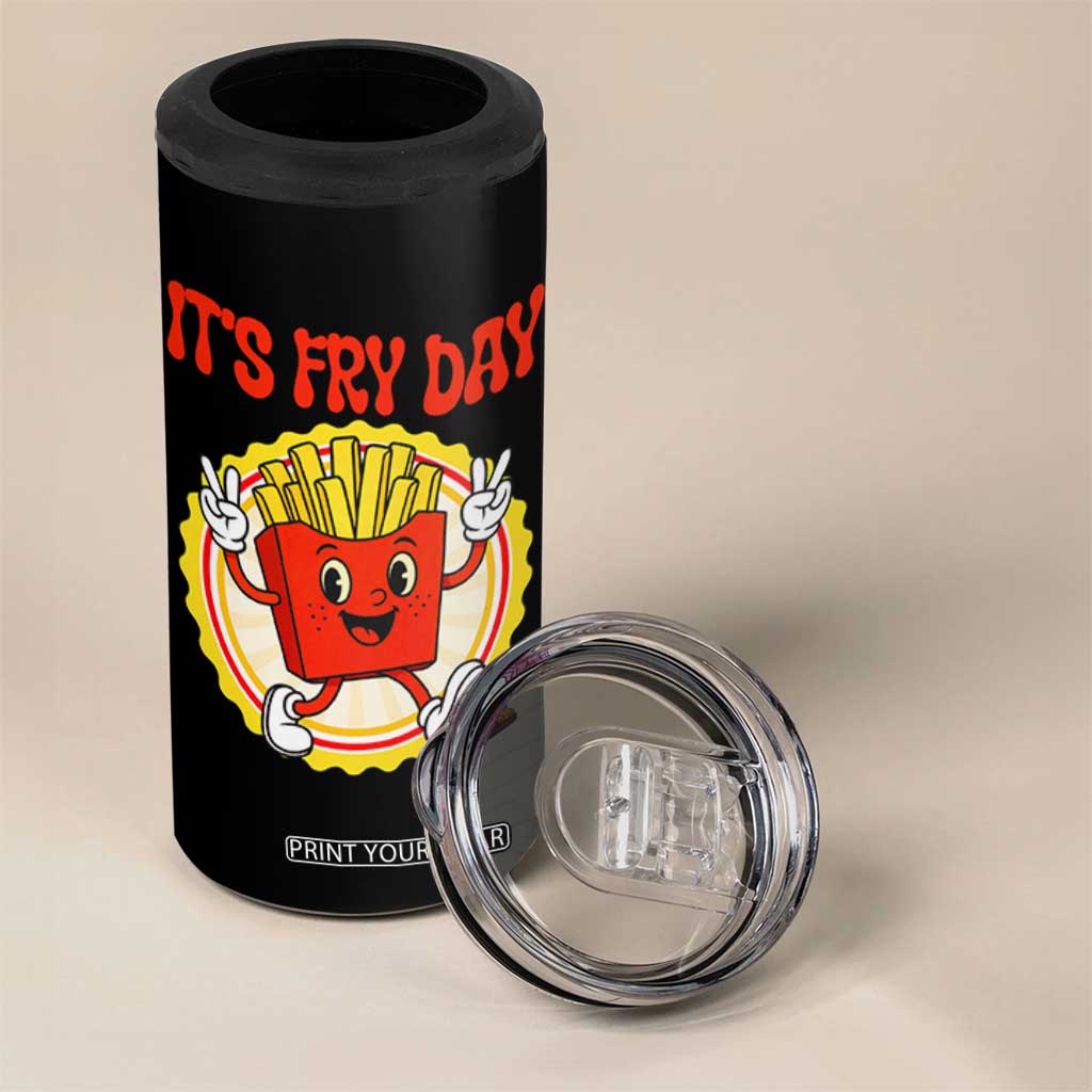 Funny French Fries Lover 4 in 1 Can Cooler Tumbler It Is Fry Day TS12 Print Your Wear