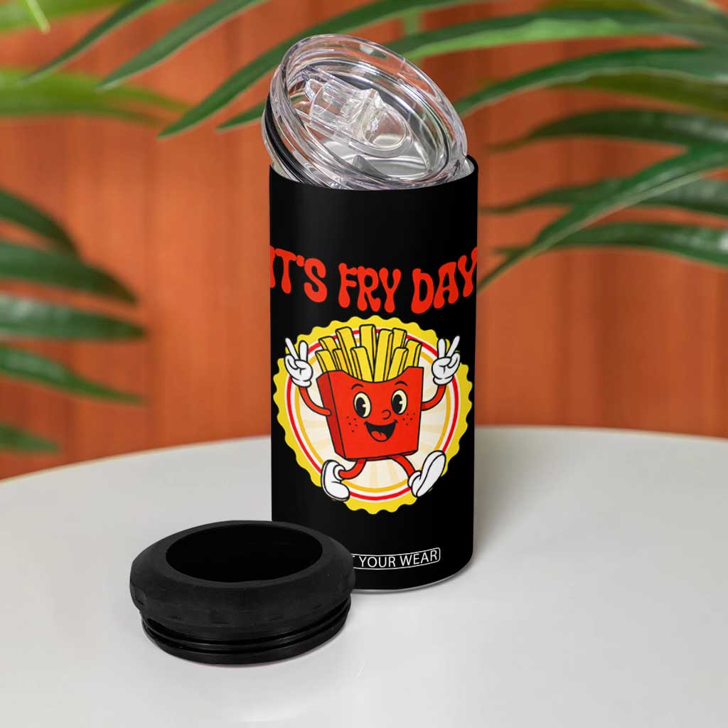 Funny French Fries Lover 4 in 1 Can Cooler Tumbler It Is Fry Day TS12 Print Your Wear
