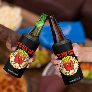 Funny French Fries Lover 4 in 1 Can Cooler Tumbler It Is Fry Day TS12 Print Your Wear