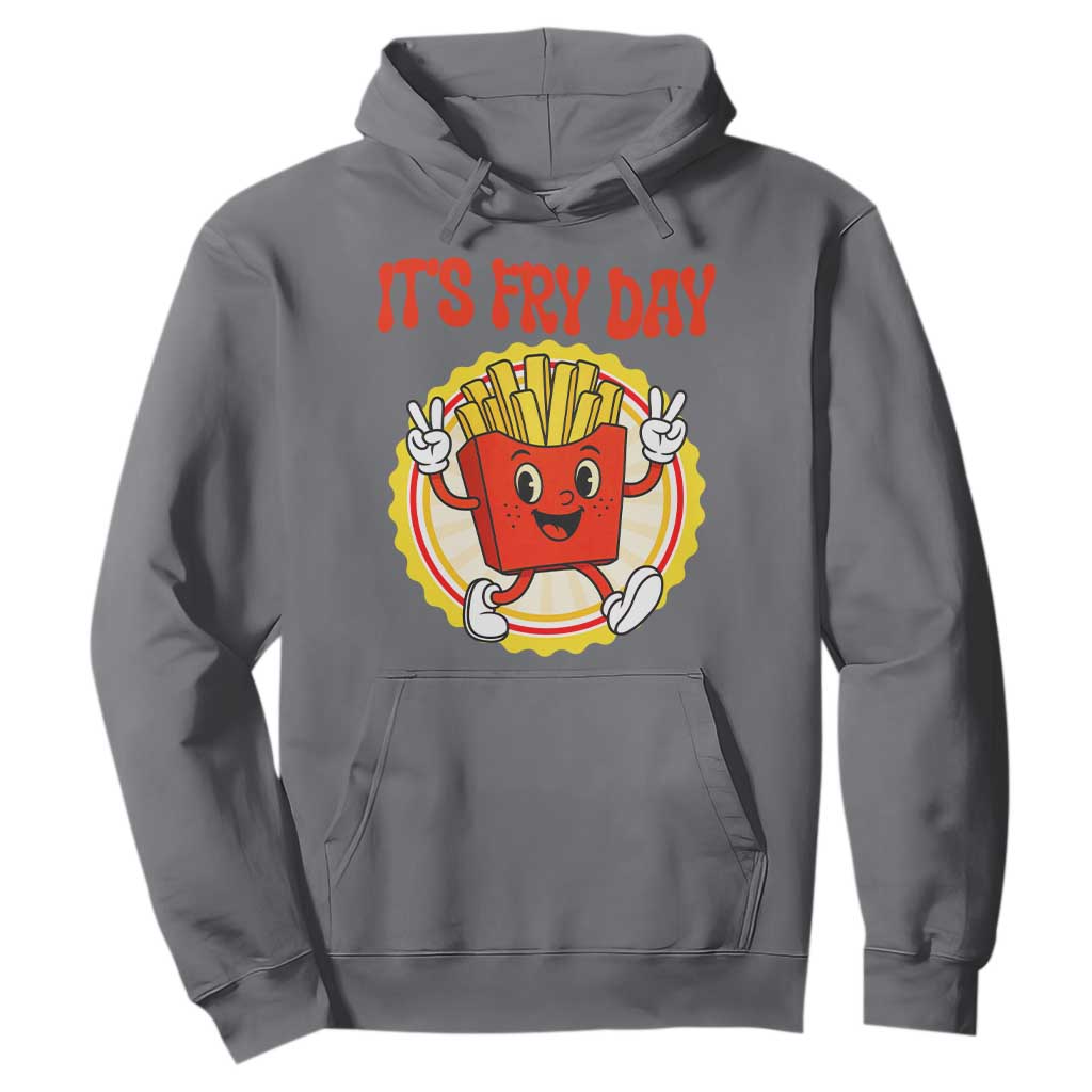 Funny French Fries Lover Hoodie It Is Fry Day TS12 Charcoal Print Your Wear