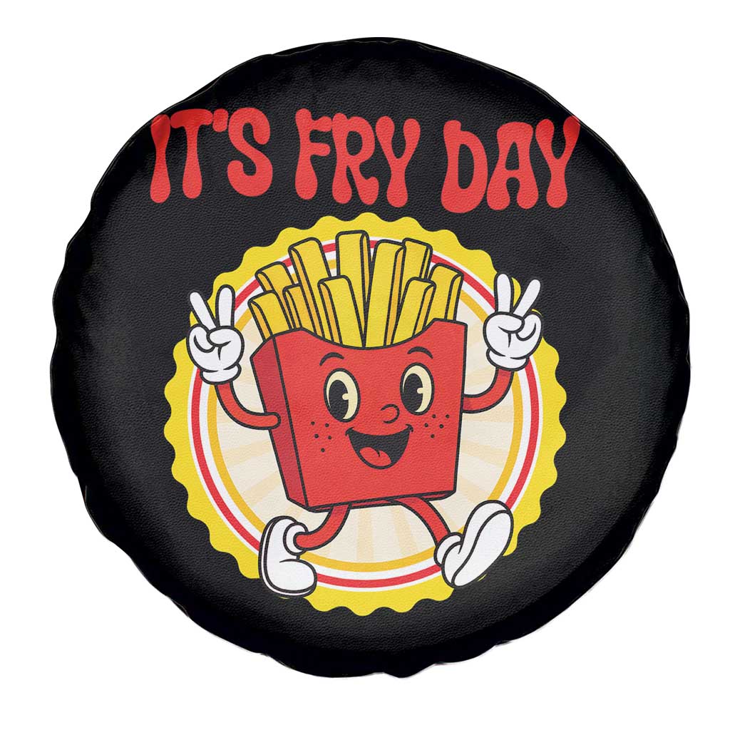 Funny French Fries Lover Spare Tire Cover It Is Fry Day TS12 Print Your Wear