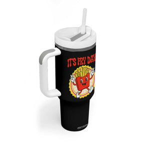 Funny French Fries Lover Tumbler With Handle It Is Fry Day TS12 Print Your Wear