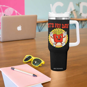 Funny French Fries Lover Tumbler With Handle It Is Fry Day TS12 Print Your Wear