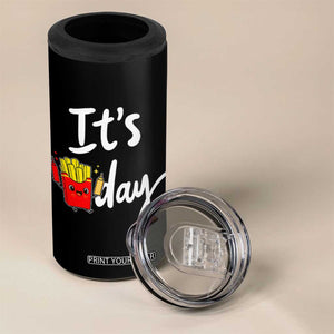 It Is Fry Day 4 in 1 Can Cooler Tumbler Funny French Fries Lover Gift TS12 Print Your Wear