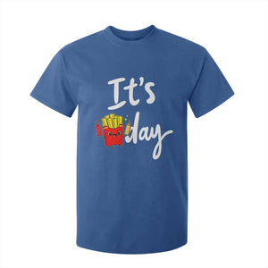 It Is Fry Day T Shirt For Kid Funny French Fries Lover Gift TS12 Royal Blue Print Your Wear