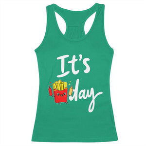 It Is Fry Day Racerback Tank Top Funny French Fries Lover Gift TS12 Irish Green Print Your Wear