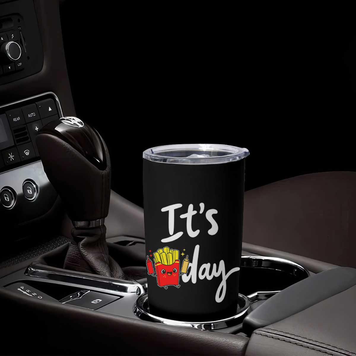 It Is Fry Day Tumbler Cup Funny French Fries Lover Gift TS12 Print Your Wear