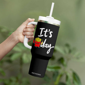 It Is Fry Day Tumbler With Handle Funny French Fries Lover Gift TS12 Print Your Wear