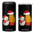 Funny Snowman Decorating French Fries 4 in 1 Can Cooler Tumbler Christmas Gift TS12 One Size: 16 oz Black Print Your Wear