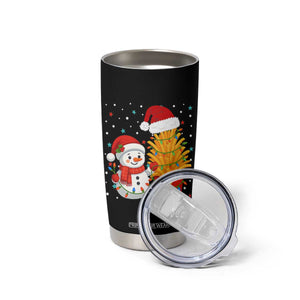 Funny Snowman Decorating French Fries Tumbler Cup Christmas Gift TS12 Print Your Wear
