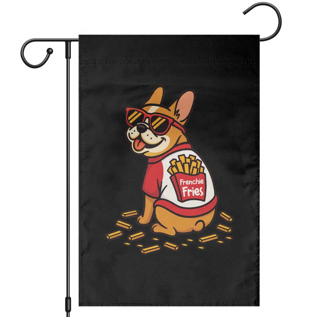 Frenchie Fries Garden Flag Funny French Bulldog Lover Gift TS12 Black Print Your Wear