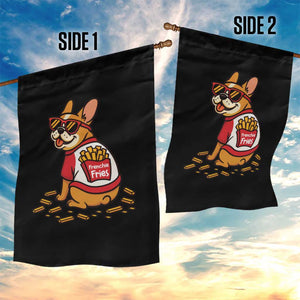 Frenchie Fries Garden Flag Funny French Bulldog Lover Gift TS12 Print Your Wear